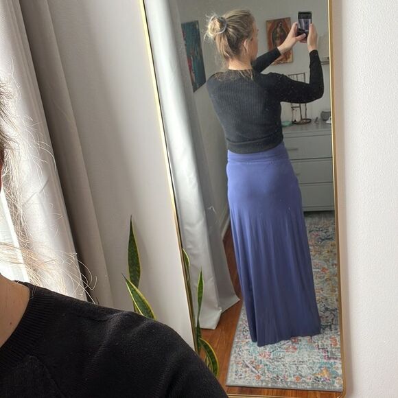 Cynthia Rowley Maternity Maxi Skirt Purple Size XS‎ - Picture 4 of 7